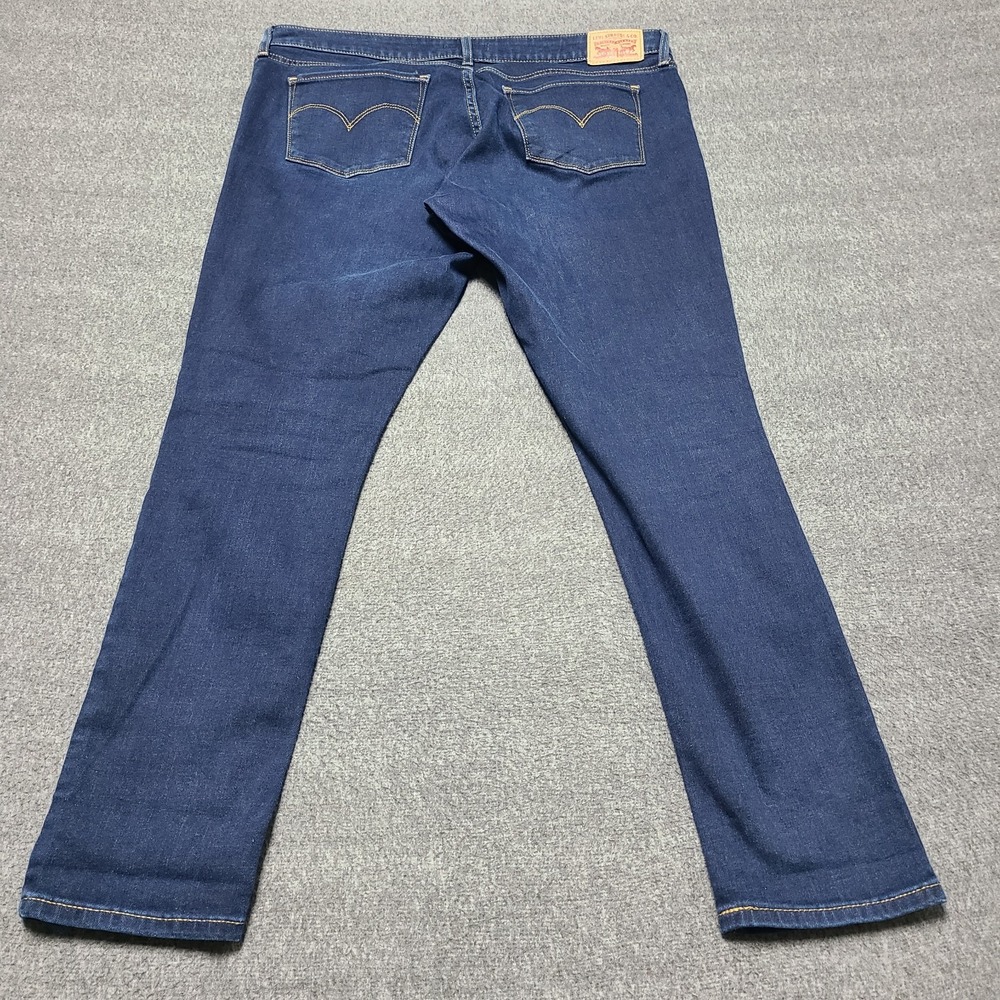 Levi's 711 Skinny Jeans Dark Wash Men's Size 33x30 - Picture 9 of 11